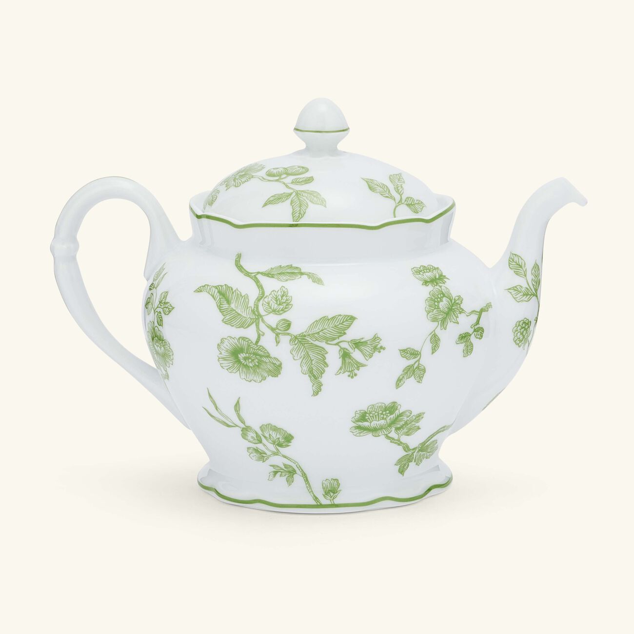 bernardaud albertine tea pot green