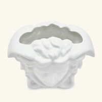 versace medusa grande vase small white