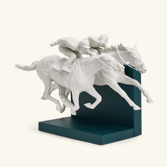 Horse Race Sculpture Medium White lladro horse race sculpture medium white