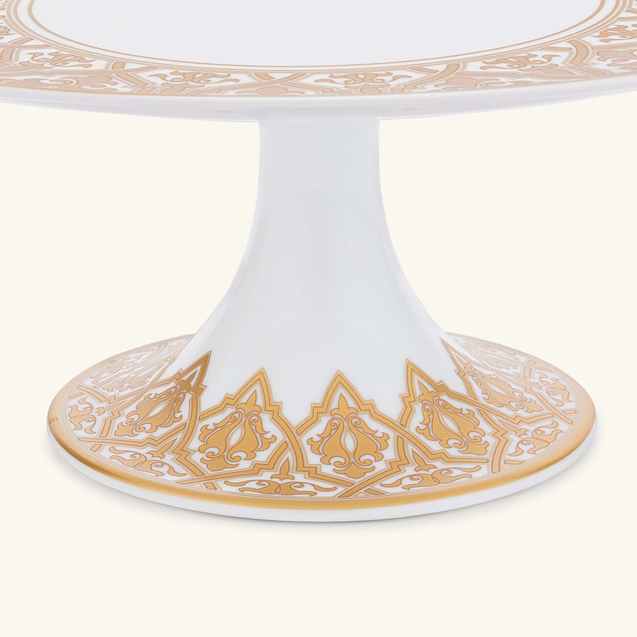 bernardaud venise cake stand gold