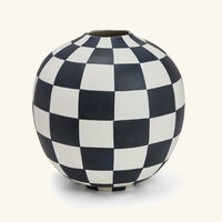 Damier Vase Medium White l objet damier vase medium white