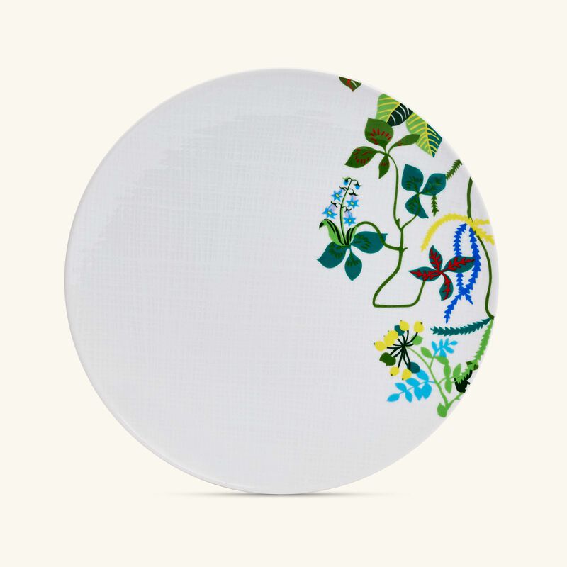 Organza Dinner Plate Round Green bernardaud organza dinner plate round green