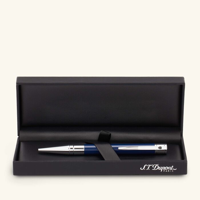 st dupont d initial blue ballpoint pen blue