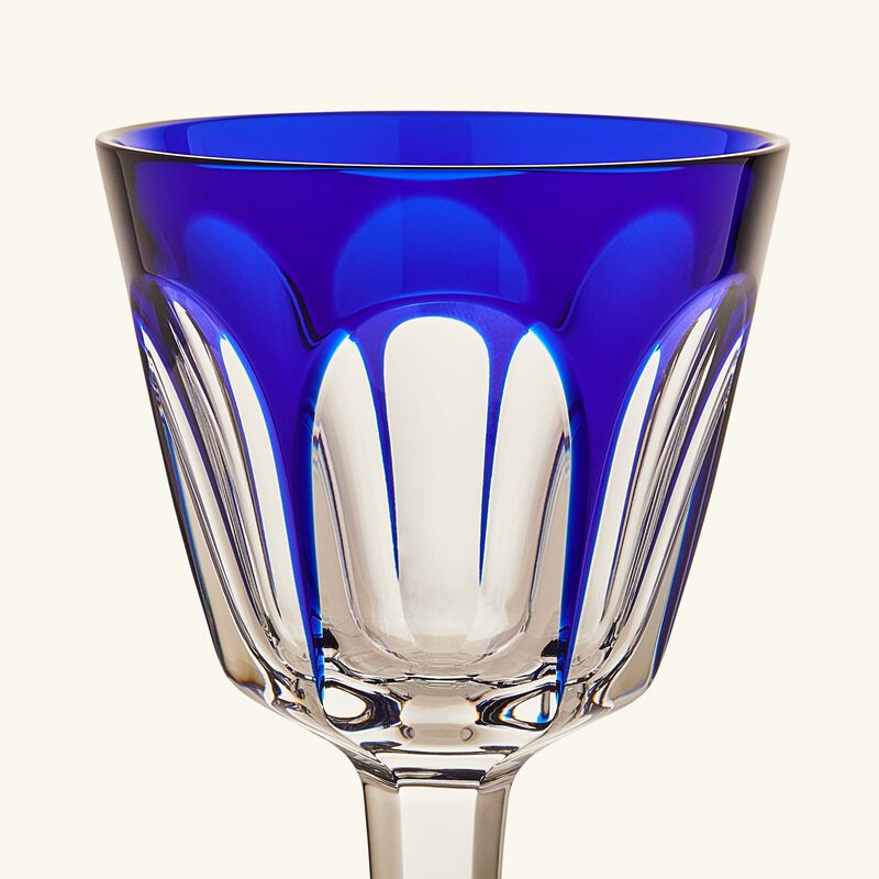 baccarat harcourt rhine wine glass clear