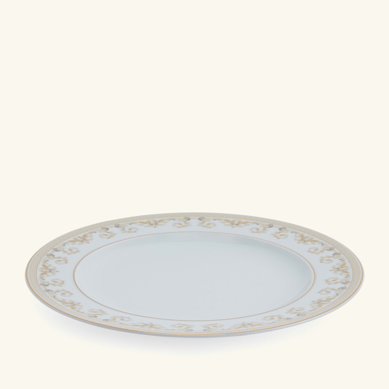 versace medusa gala dinner plate white 27cm