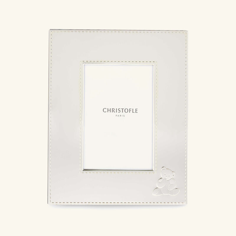 christofle charly bear picture frame silver plated 10x15cm