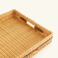 Bailey Serving Tray Rectangular Large Brown ralph lauren home bailey serving tray rectangular large brown