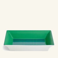 etro tartan trinket tray rectangular small green