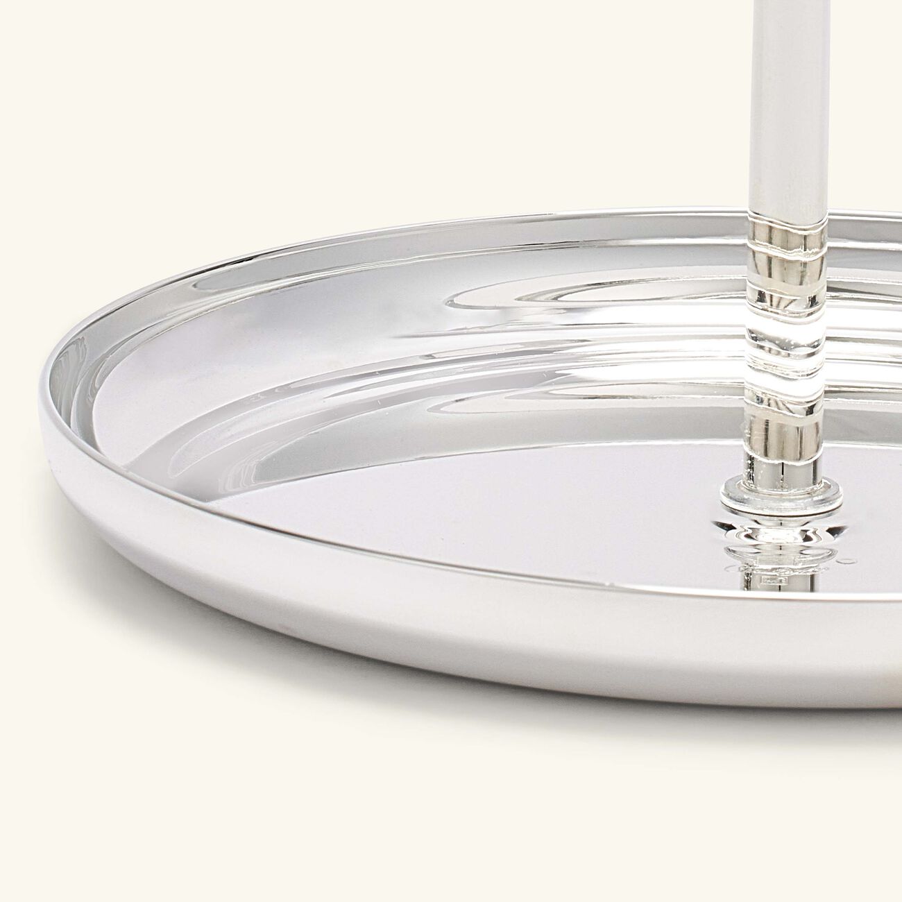 كريستوفل قاعدة الكيك آلبي من طبقتين مطلية بالفضة