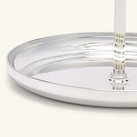 كريستوفل قاعدة الكيك آلبي من طبقتين مطلية بالفضة