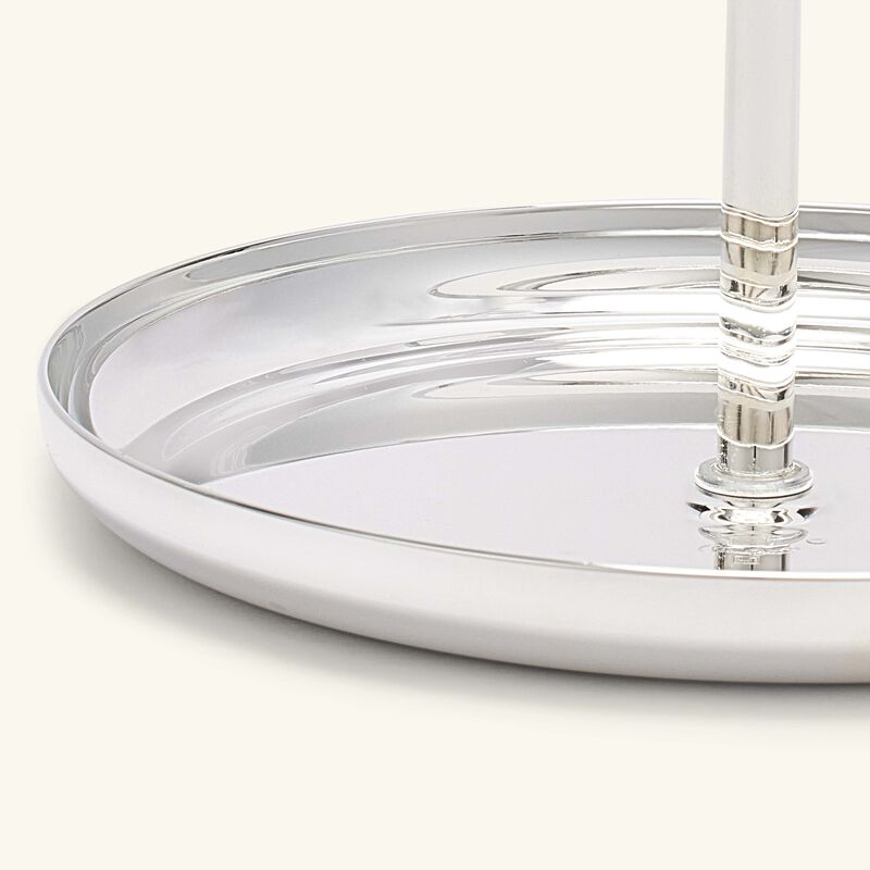 كريستوفل قاعدة الكيك آلبي من طبقتين مطلية بالفضة