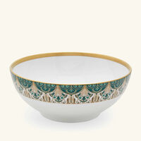 haviland r ves du nil bread   butter plate round green 16cm set of 2