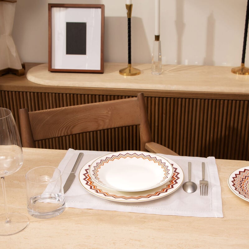 ICONIC Soup Plate 22cm Set of 2 missoni home iconic soup plate 22cm set of 2