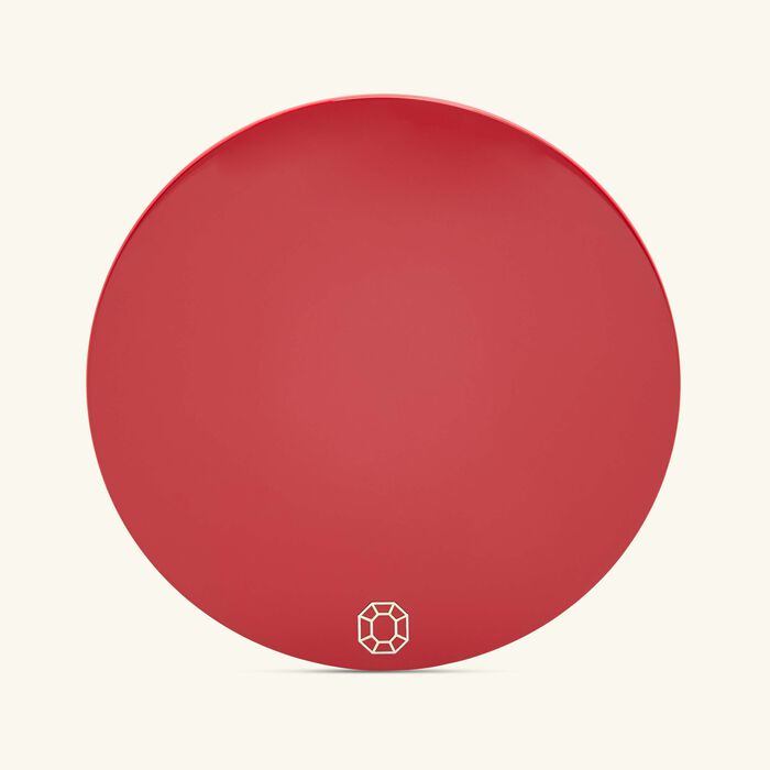 باكارا مجموعة أوكتوجون من 4 قواعد أكواب باللون الأحمر