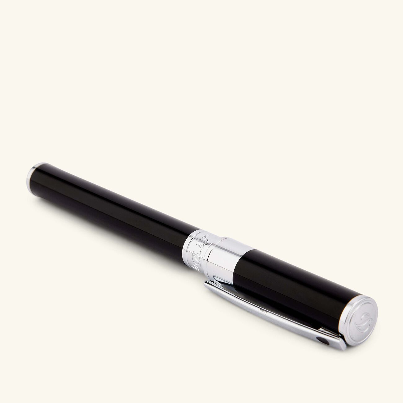 D-Initial Rollerball Pen Silver st dupont d initial rollerball pen silver