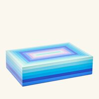 Lacquer Scala Box Large Blue jonathan adler lacquer scala box large blue