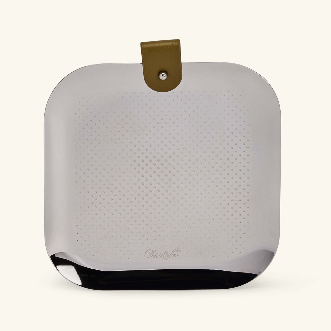 صينية كلوب للحلى الصغيرة بتصميم مربع الشكل من الستانلس ستيل كريستوفل صينية كلوب للحلى الصغيرة بتصميم مربع الشكل من الستانلس ستيل