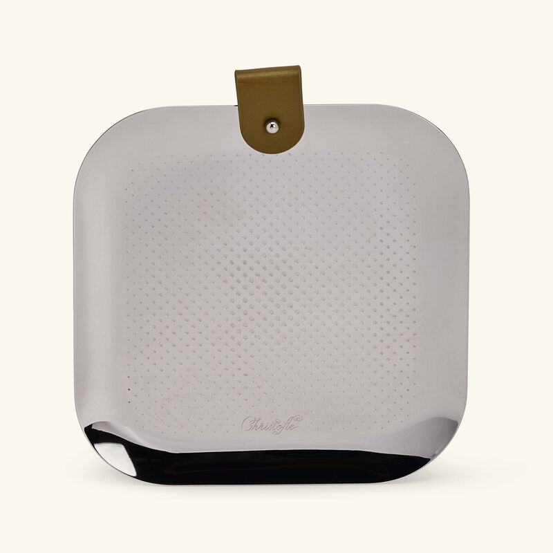 صينية كلوب للحلى الصغيرة بتصميم مربع الشكل من الستانلس ستيل كريستوفل صينية كلوب للحلى الصغيرة بتصميم مربع الشكل من الستانلس ستيل