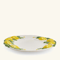Lemon Charger Plate Round White 36cm les ottomans lemon charger plate round white 36cm
