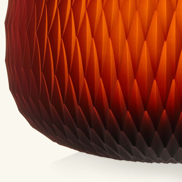 ruckl metamorphosis vase round mini amber