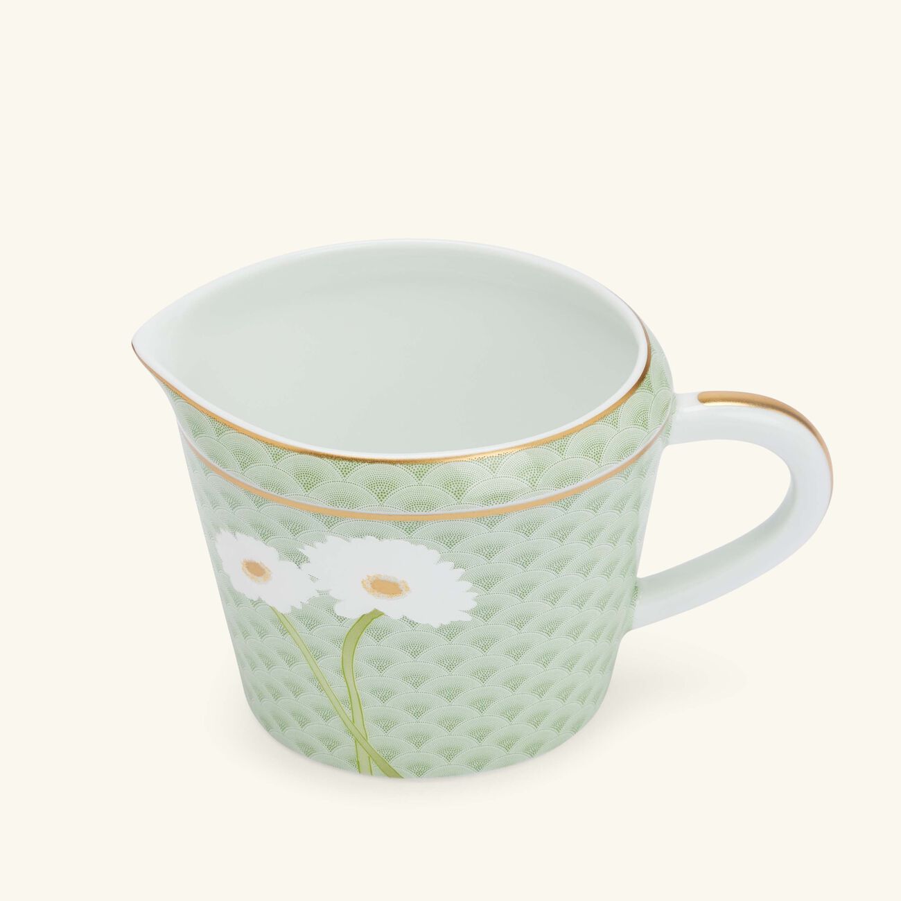 bernardaud praiana milk pitcher green