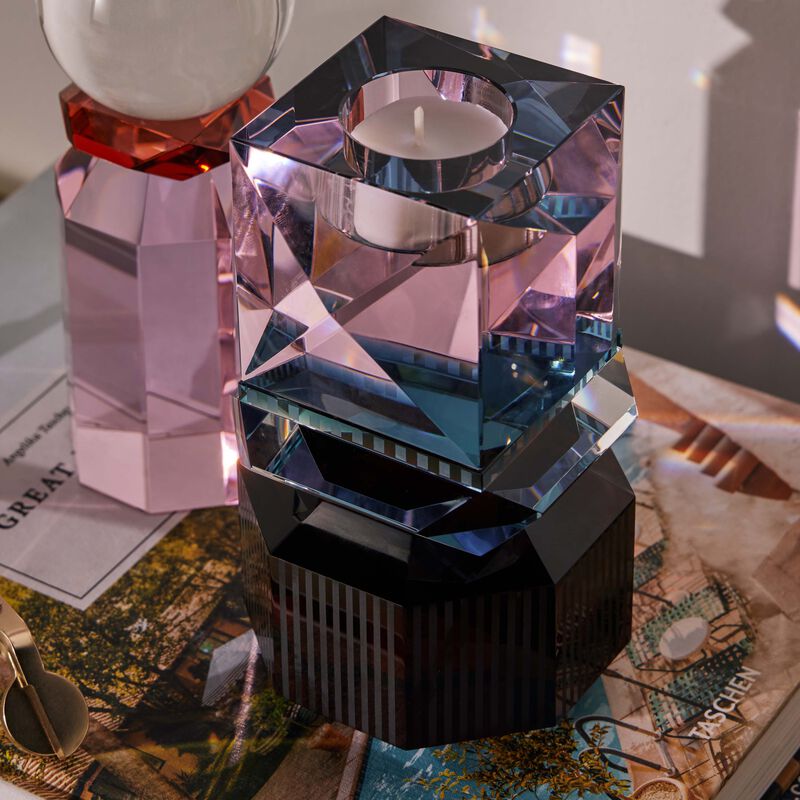 ريفليكشنز كوبنهاغن حامل شموع راديانت داكوتا باللون البني الوردي