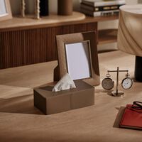 Narciso Rectangular Tissue Box Brown giobagnara narciso rectangular tissue box brown