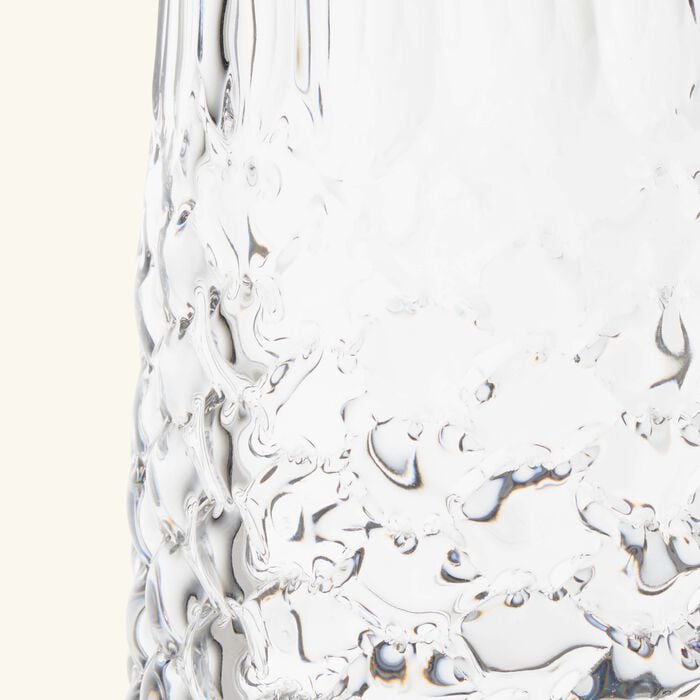 ماريو تشيوني مزهرية ايليفانتس ويسبر شفافة بحجم كبير