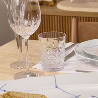 waterford lismore drinking glass clear set of 2