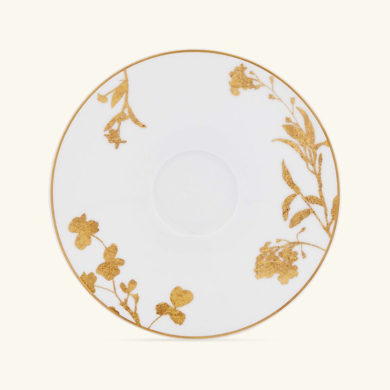 bernardaud v g tal or coffee cup   saucer gold set of 2
