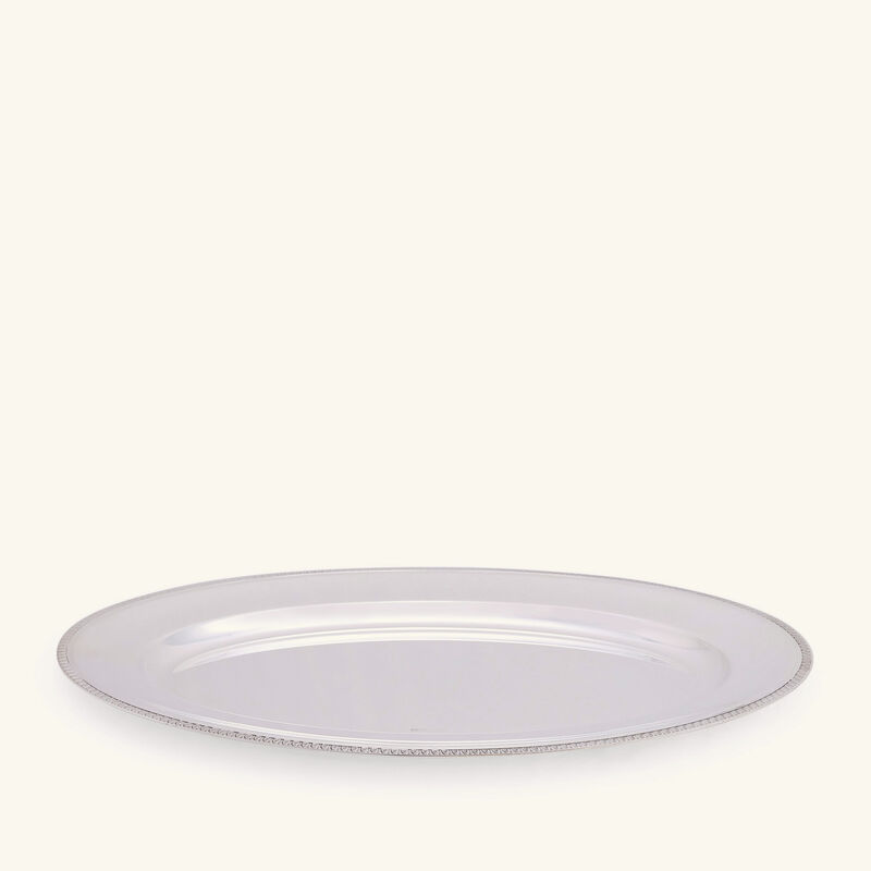 christofle malmaison serving platter oval silver plated 29cm