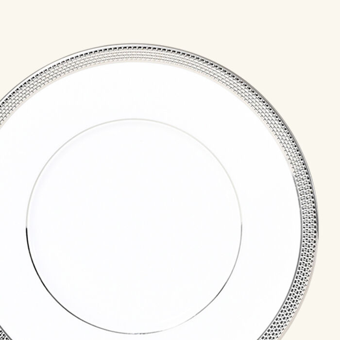 Maille Platine Bread Plate White 16cm bernardaud maille platine bread plate white 16cm