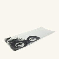 Tema e Variazioni no.371 Tray Rectangular Small Grey fornasetti tema e variazioni no 371 tray rectangular small grey