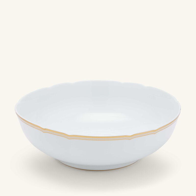 Pompadour Salad Bowl Gold 25cm bernardaud pompadour salad bowl gold 25cm