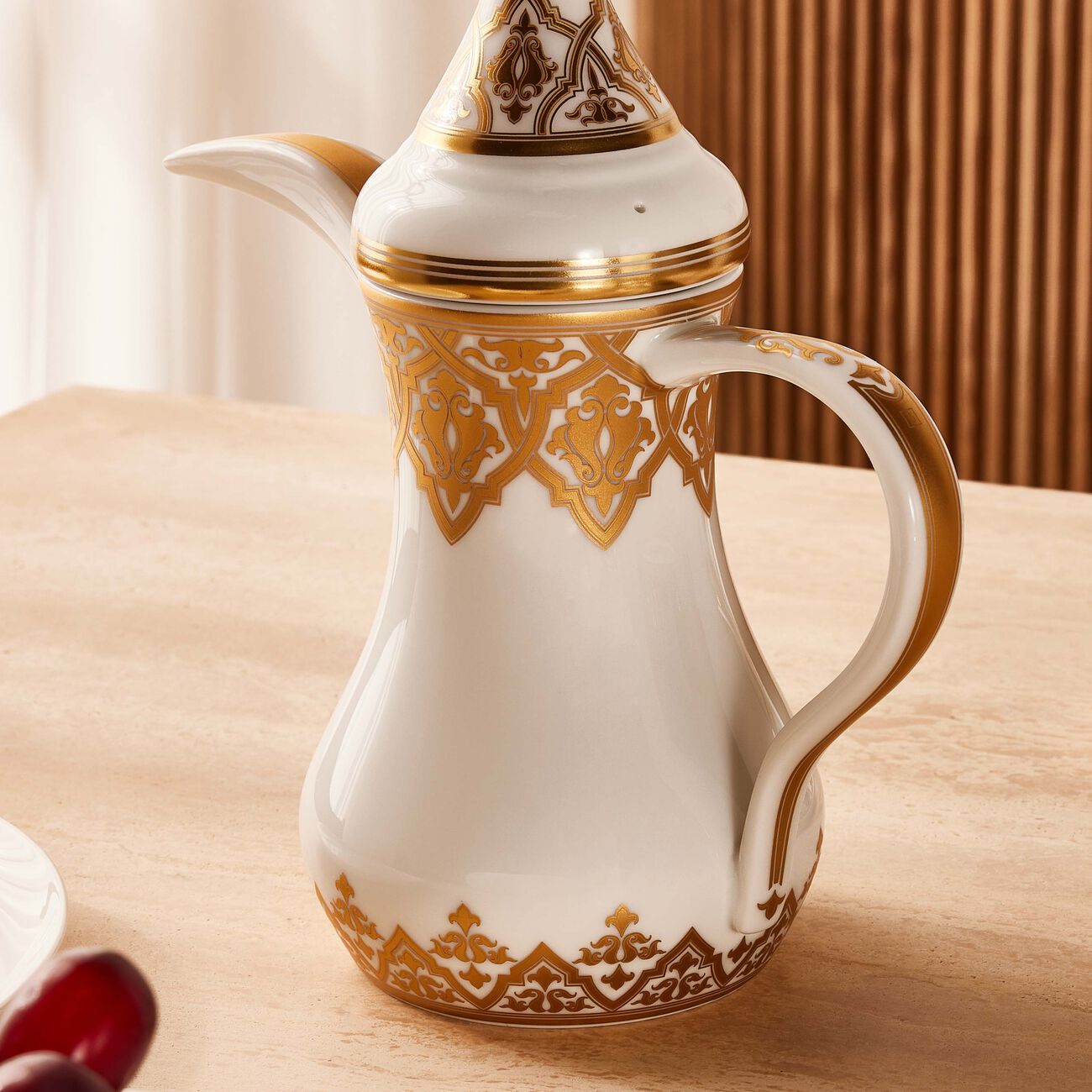 bernardaud venise coffee pot gold