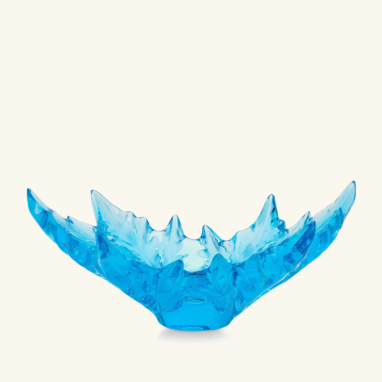Champs-Élysées Centerpiece Large Blue lalique champs lys es centerpiece large blue