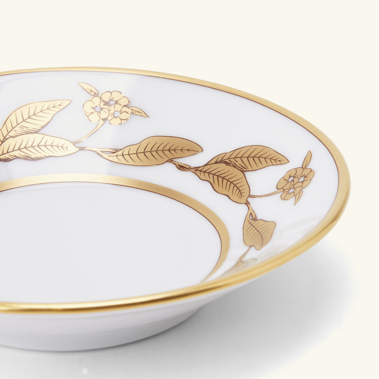 ginori 1735 voli re espresso saucer gold