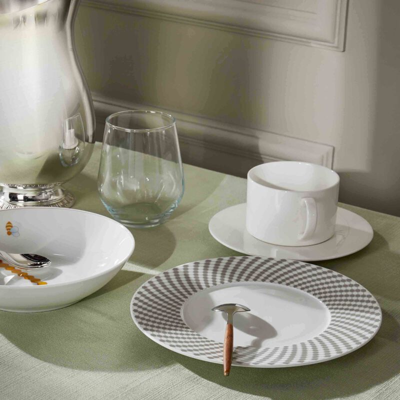 كريستوفل طبق الحلويات ماديسون 6 دائري رمادي 21 سم