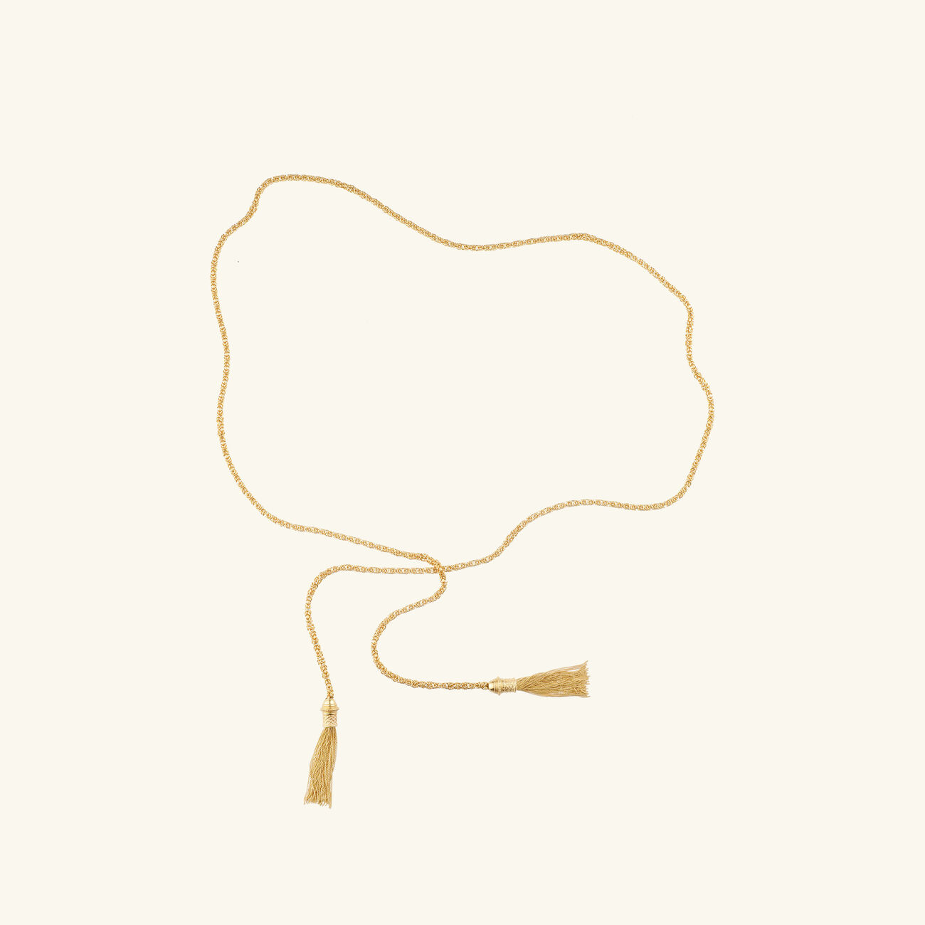 Belt Pompon Necklace Chain Gold Large christofle belt pompon necklace chain gold large