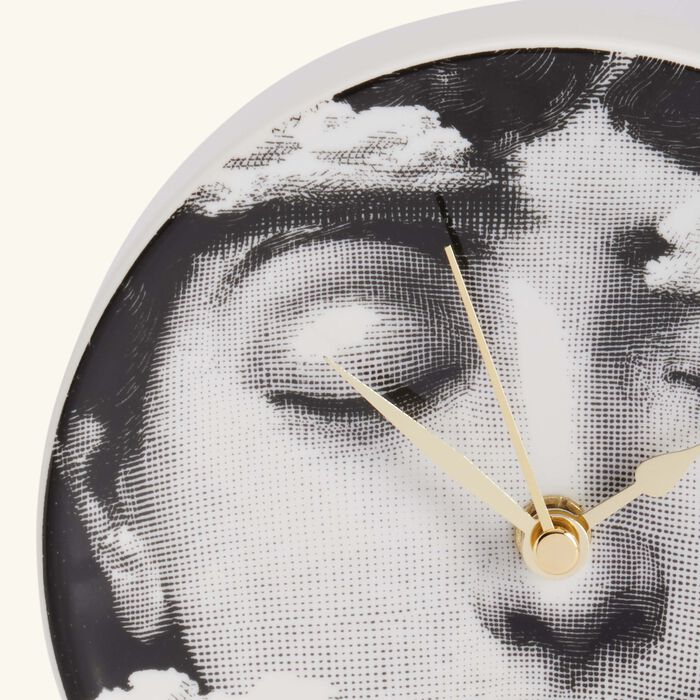 fornasetti tra le nuvole desk clock grey