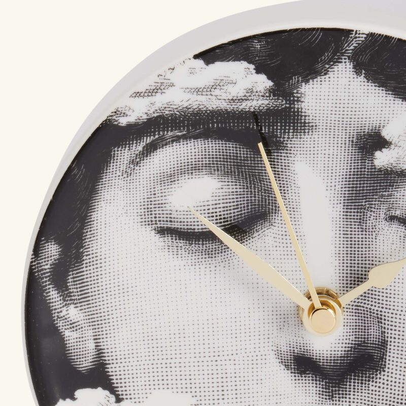 fornasetti tra le nuvole desk clock grey