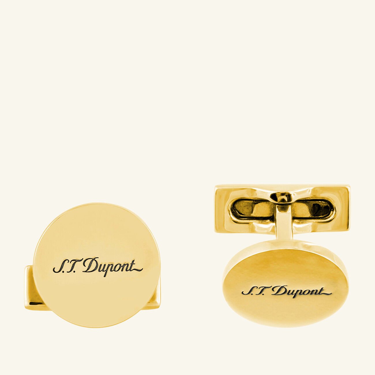 Cufflinks Gold st dupont cufflinks gold