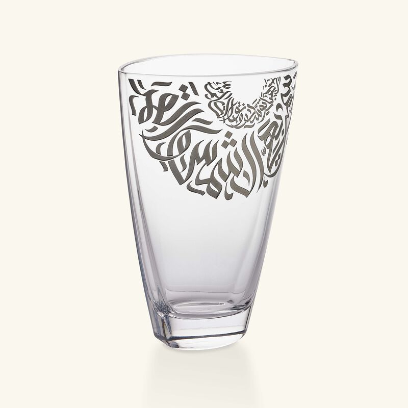 dimlaj qamar vase medium clear