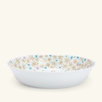 bernardaud feerie michael cailloux open vegetable dish pink 24cm