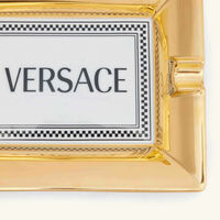Medusa Rhapsody Ashtray Rectangular Small Gold versace medusa rhapsody ashtray rectangular small gold