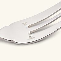 christofle aria serving fork silver plated