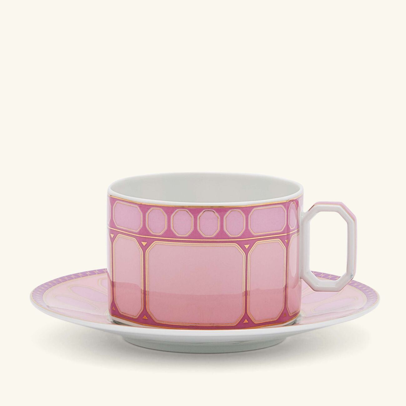 Signum Rose Tea Cup & Saucer Pink rosenthal signum rose tea cup saucer pink