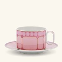 Signum Rose Tea Cup & Saucer Pink rosenthal signum rose tea cup saucer pink
