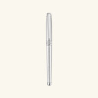 st dupont line d eternity fountain pen silver