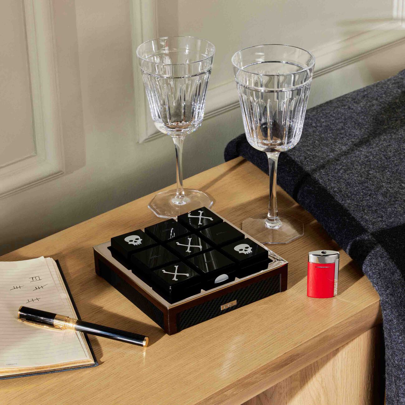 Sutton Skull Tic-Tac-Toe ralph lauren home sutton skull tic tac toe